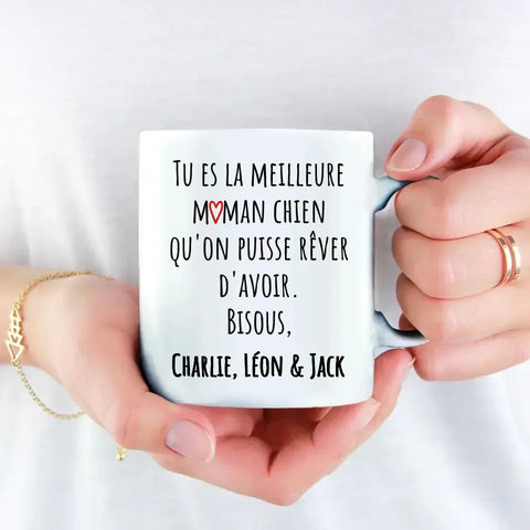 La meilleure maman chien - Mug personnalisé - Featured Image