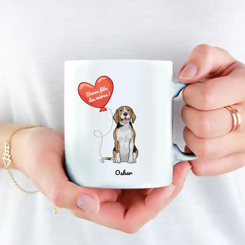 Chien avec ballon - Mug personnalisé - Featured Image