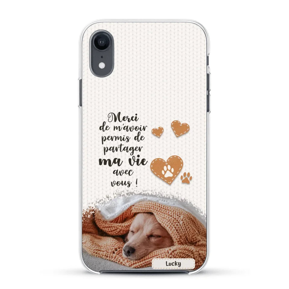 Merci - Coque de téléphone personnalisée