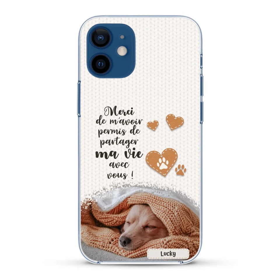 Merci - Coque de téléphone personnalisée