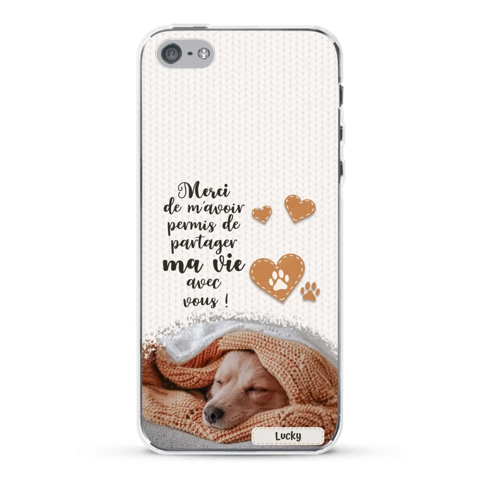 Merci - Coque de téléphone personnalisée