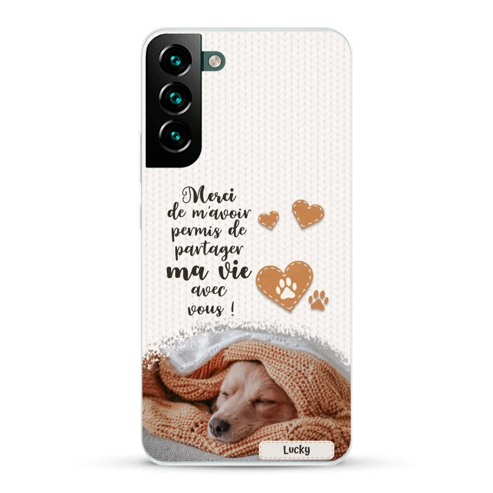 Merci - Coque de téléphone personnalisée