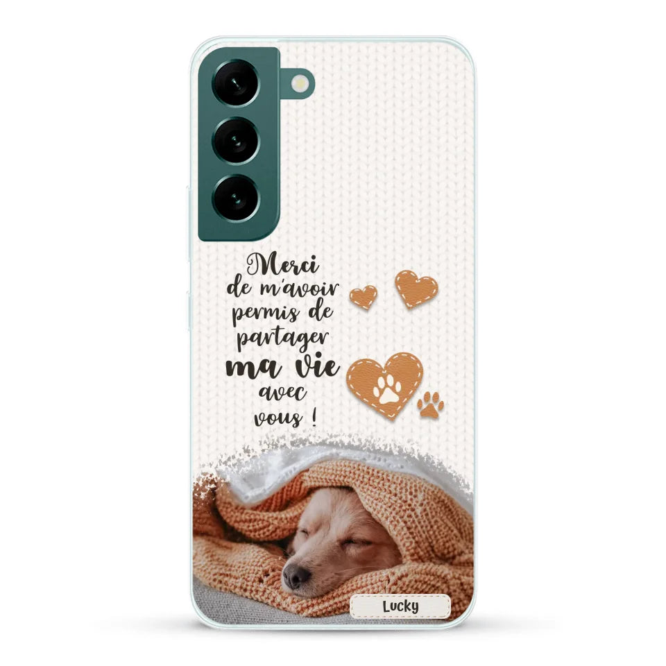 Merci - Coque de téléphone personnalisée