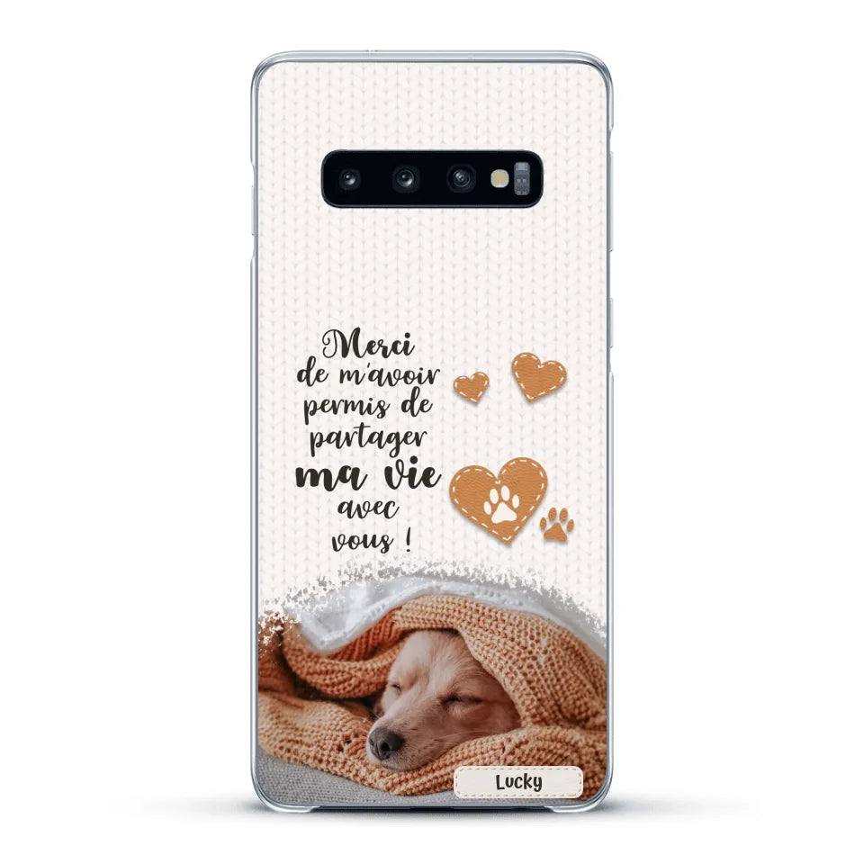 Merci - Coque de téléphone personnalisée