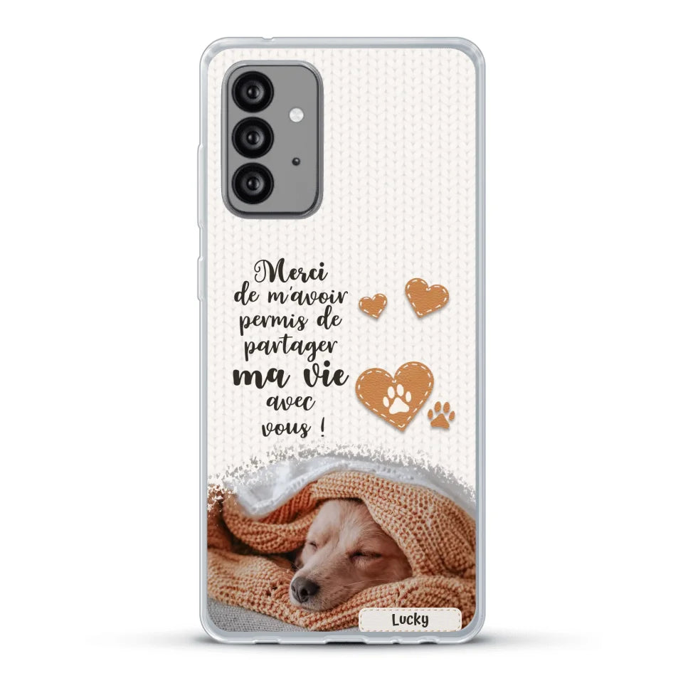 Merci - Coque de téléphone personnalisée