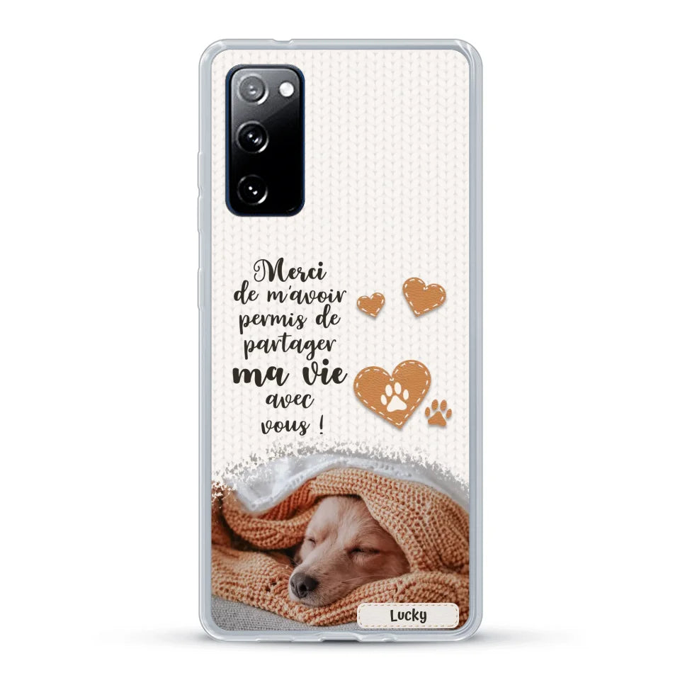 Merci - Coque de téléphone personnalisée