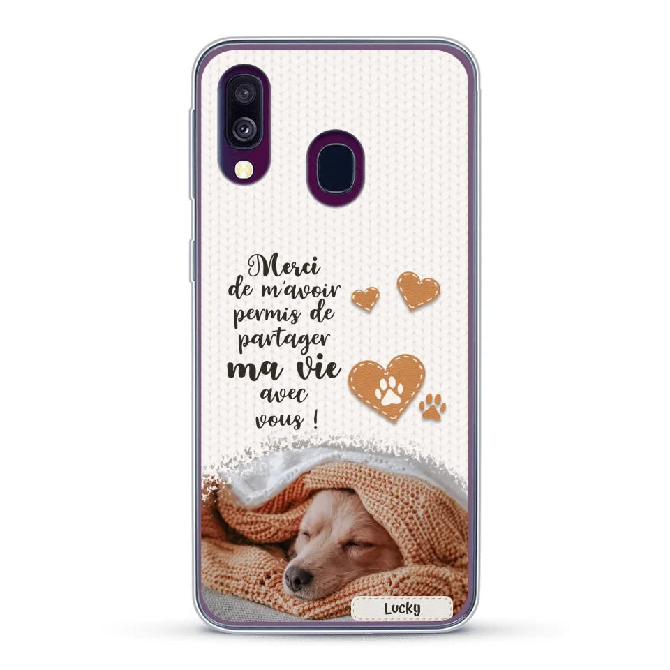 Merci - Coque de téléphone personnalisée