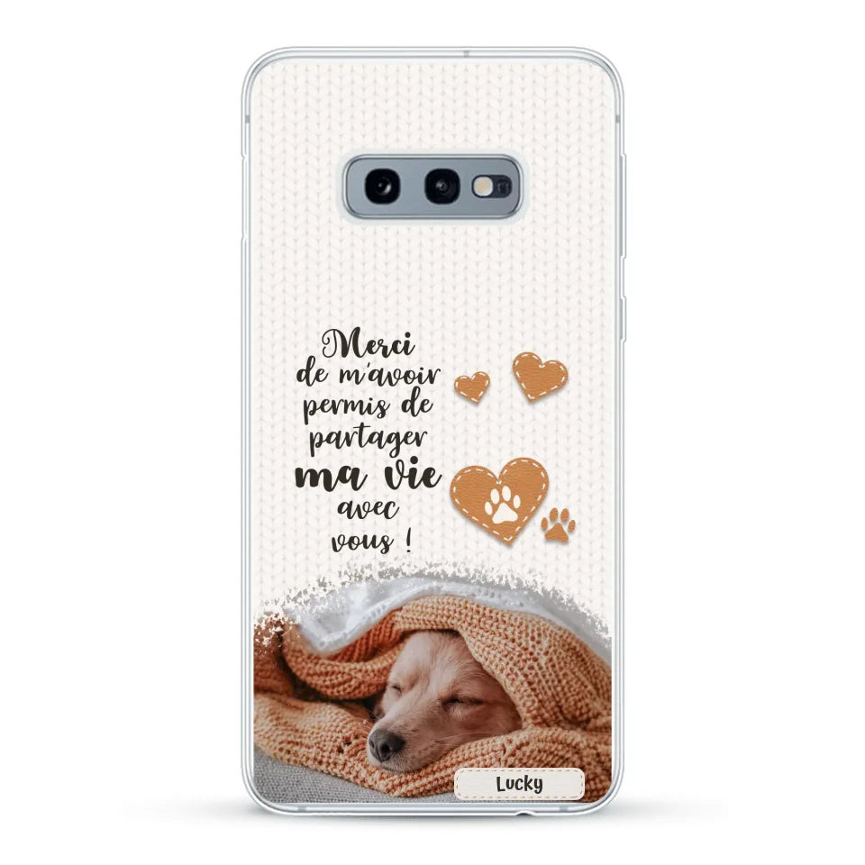 Merci - Coque de téléphone personnalisée