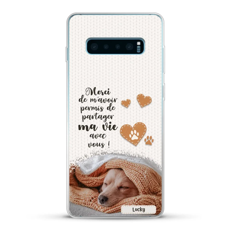 Merci - Coque de téléphone personnalisée