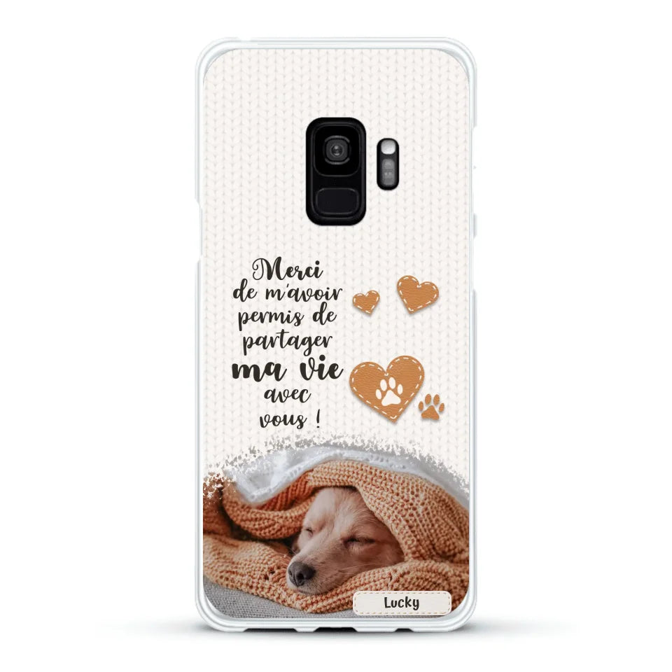 Merci - Coque de téléphone personnalisée