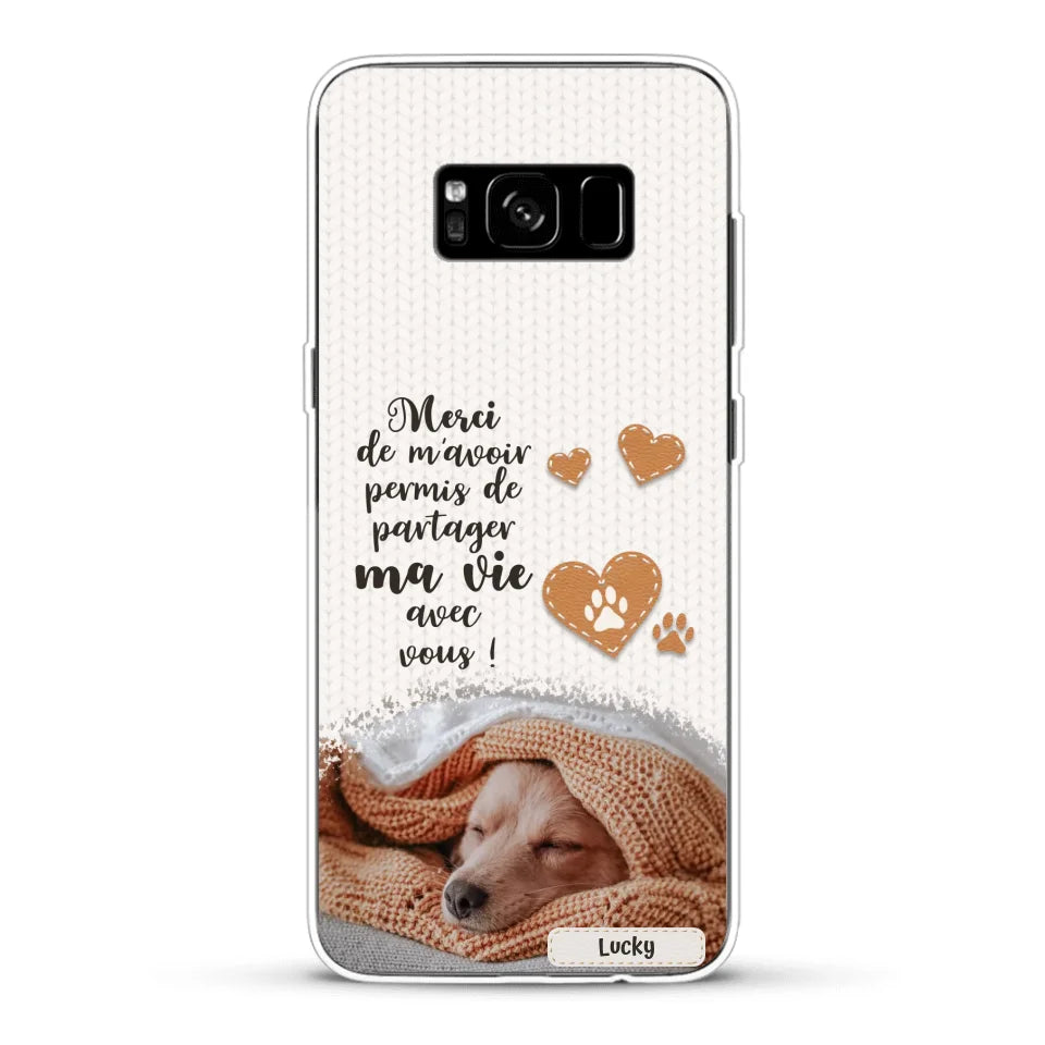 Merci - Coque de téléphone personnalisée