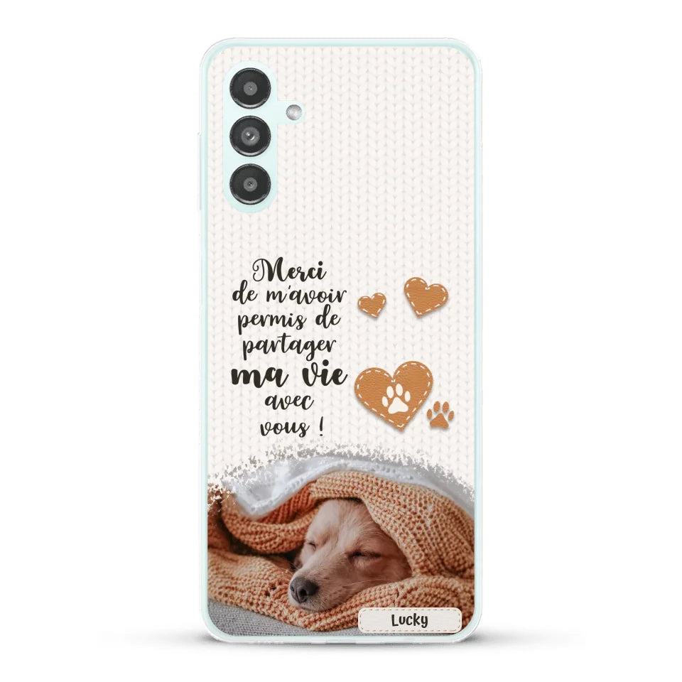 Merci - Coque de téléphone personnalisée