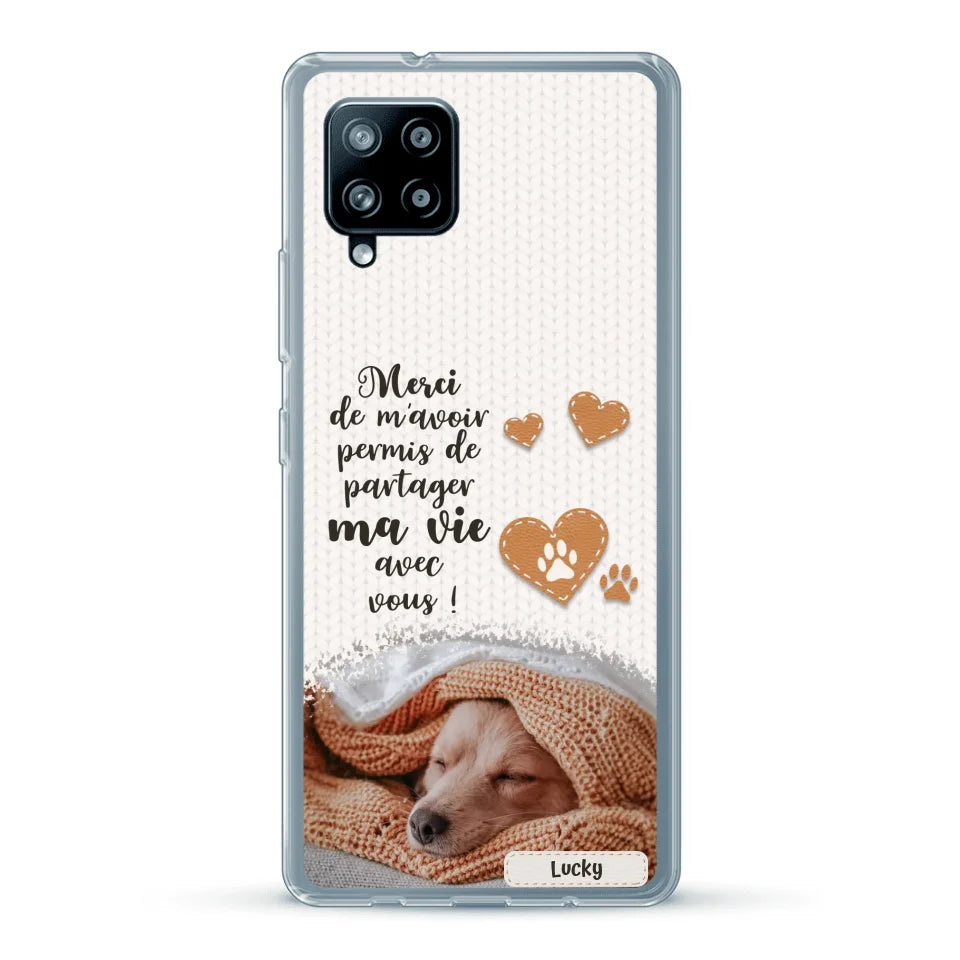 Merci - Coque de téléphone personnalisée