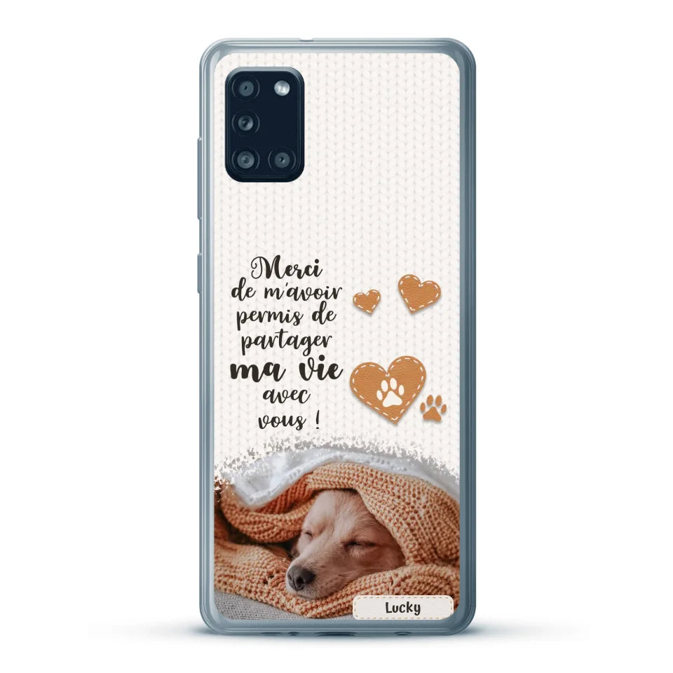 Merci - Coque de téléphone personnalisée