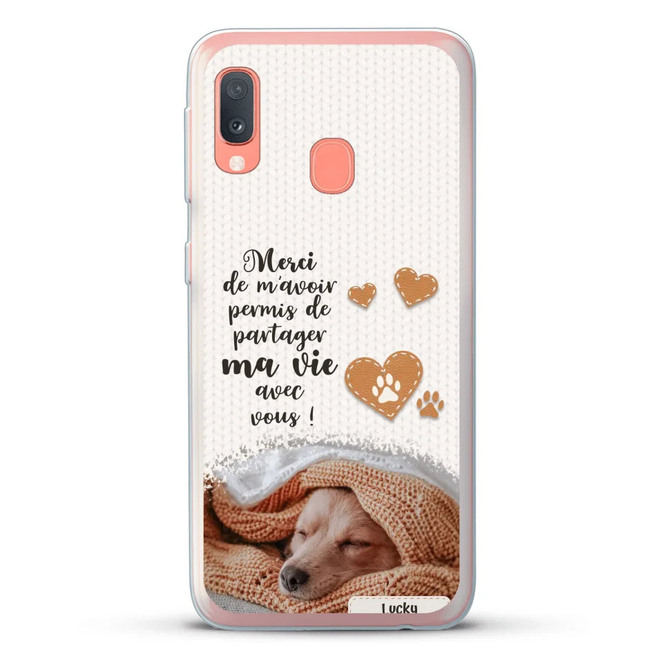 Merci - Coque de téléphone personnalisée