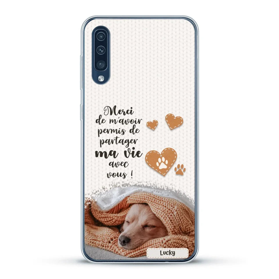 Merci - Coque de téléphone personnalisée