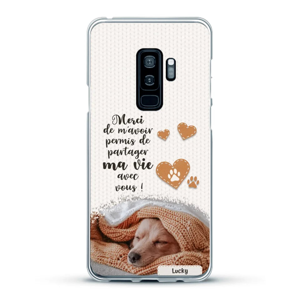 Merci - Coque de téléphone personnalisée