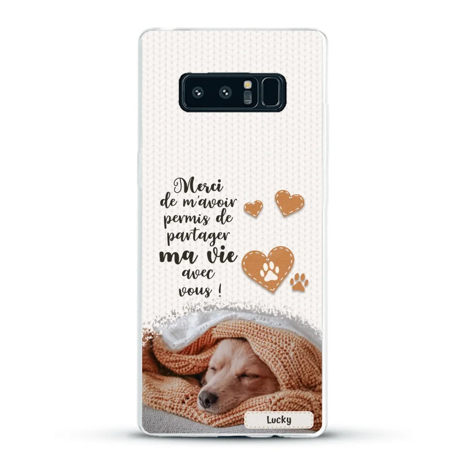 Merci - Coque de téléphone personnalisée