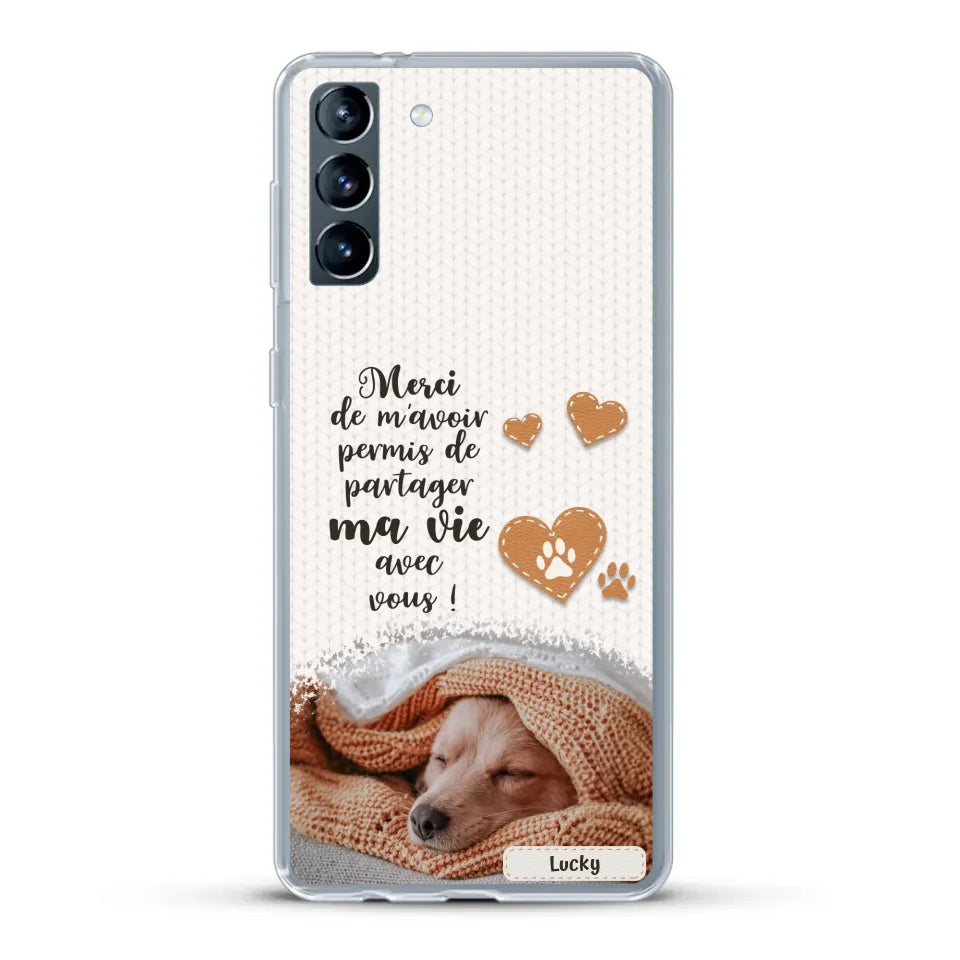 Merci - Coque de téléphone personnalisée