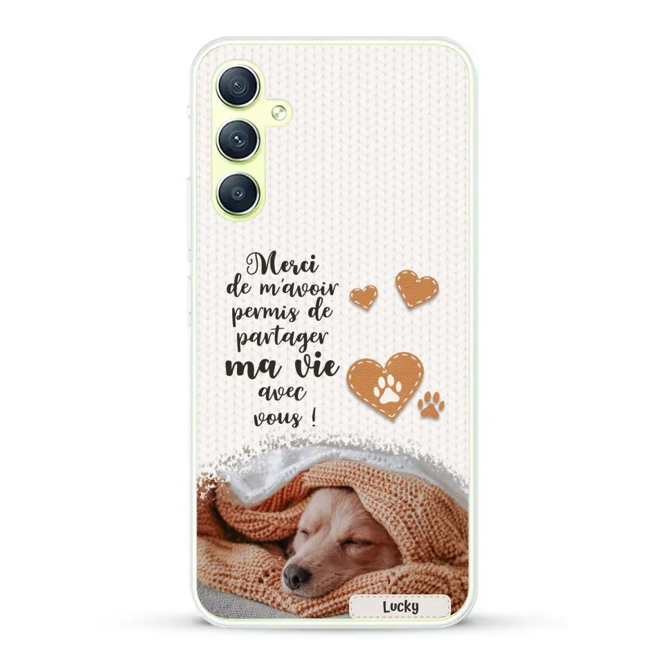 Merci - Coque de téléphone personnalisée