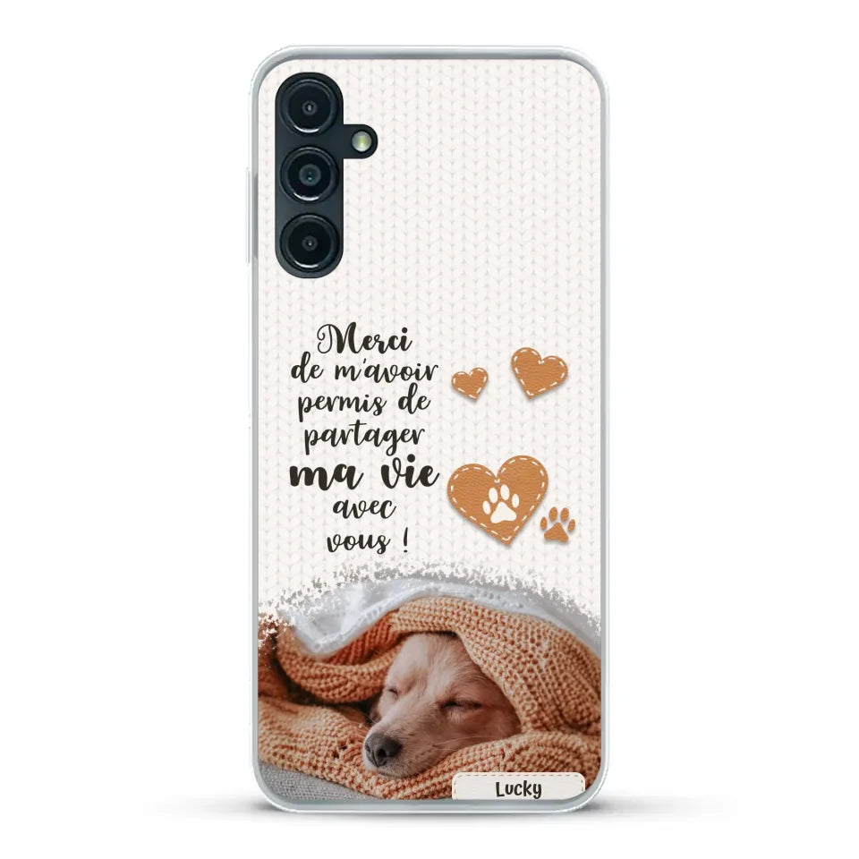 Merci - Coque de téléphone personnalisée