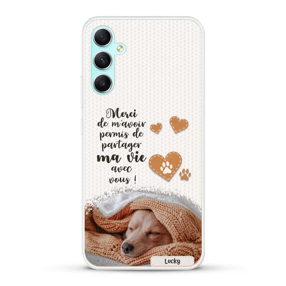 Merci - Coque de téléphone personnalisée