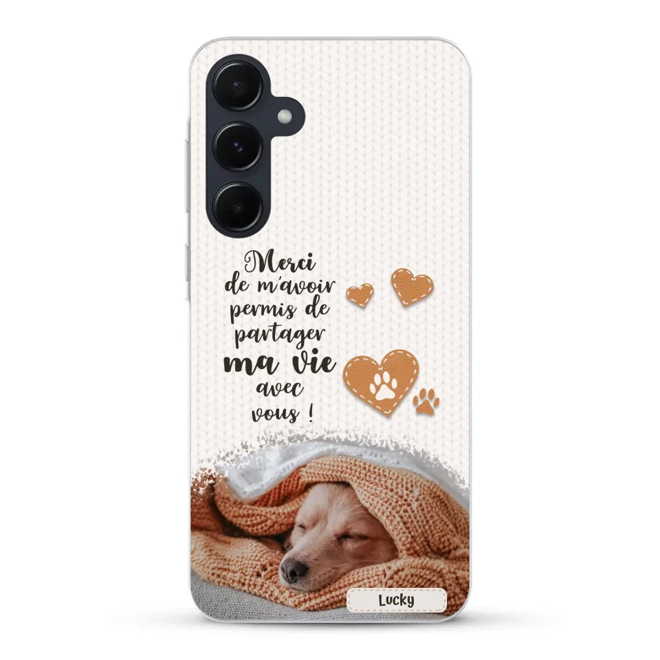 Merci - Coque de téléphone personnalisée