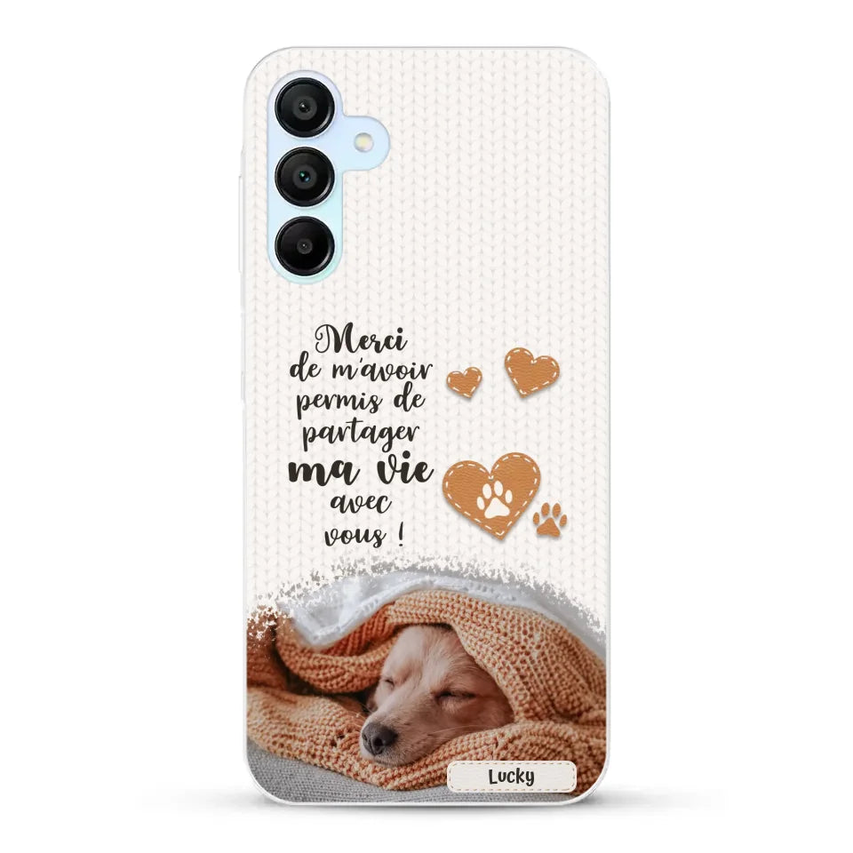 Merci - Coque de téléphone personnalisée