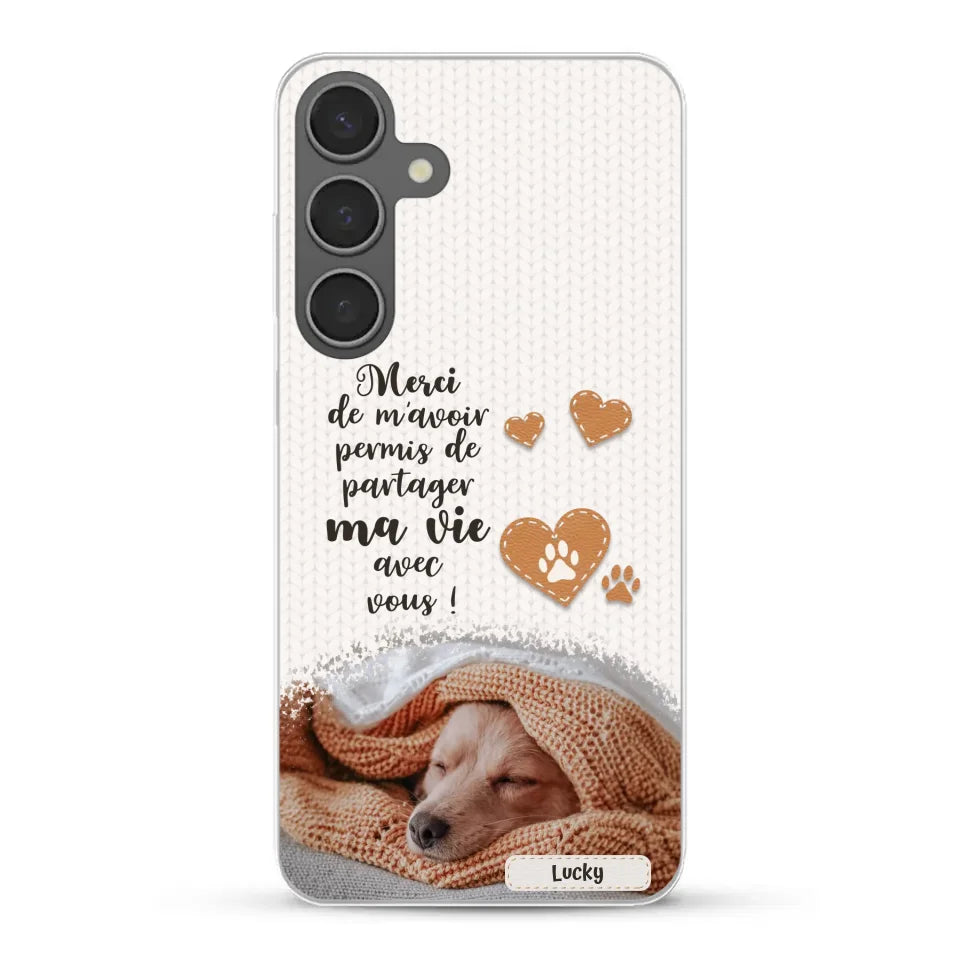 Merci - Coque de téléphone personnalisée