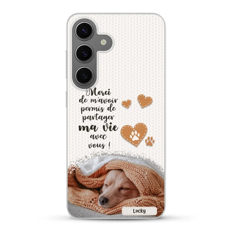 Merci - Coque de téléphone personnalisée