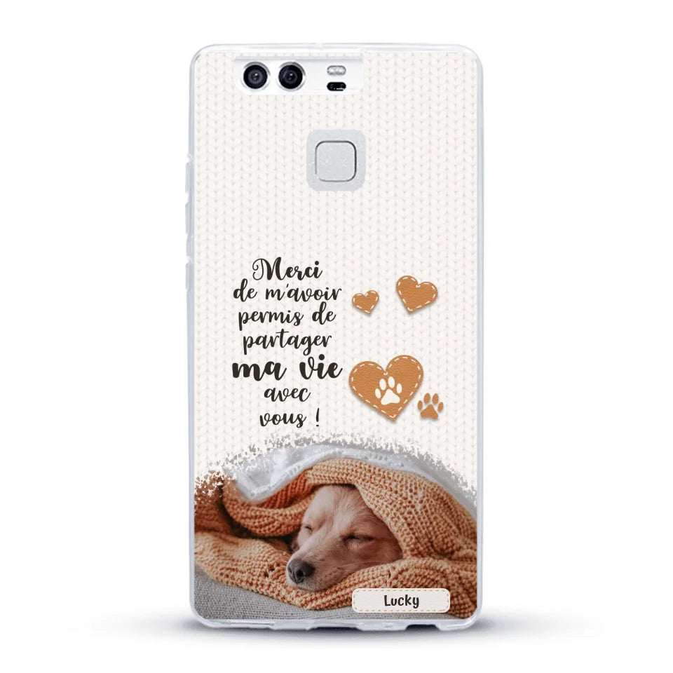 Merci - Coque de téléphone personnalisée