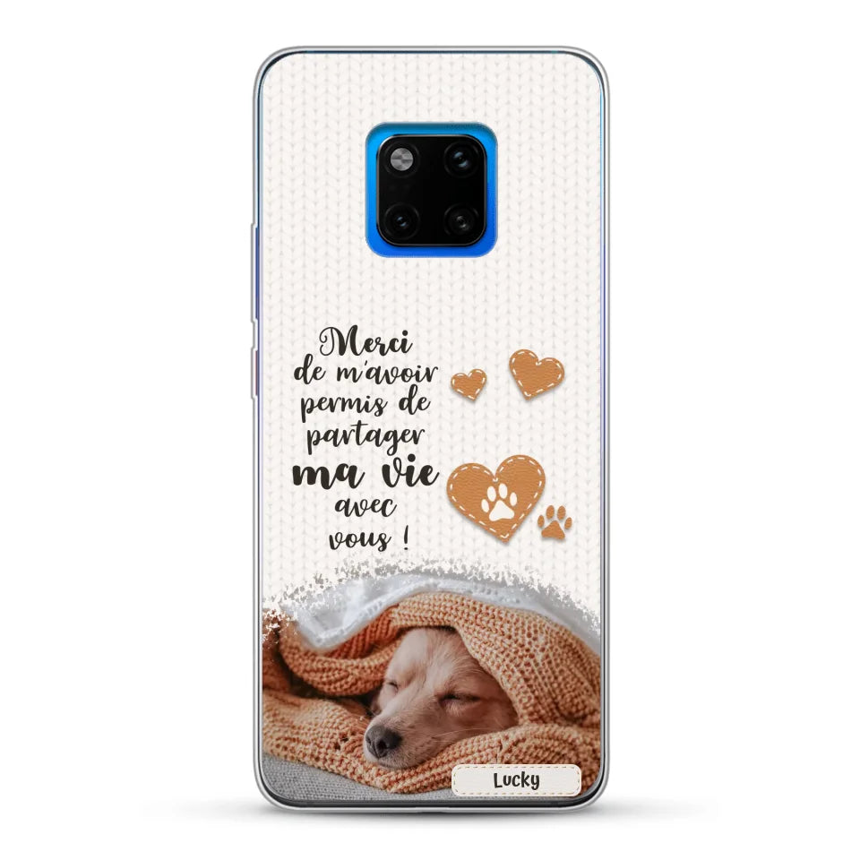 Merci - Coque de téléphone personnalisée