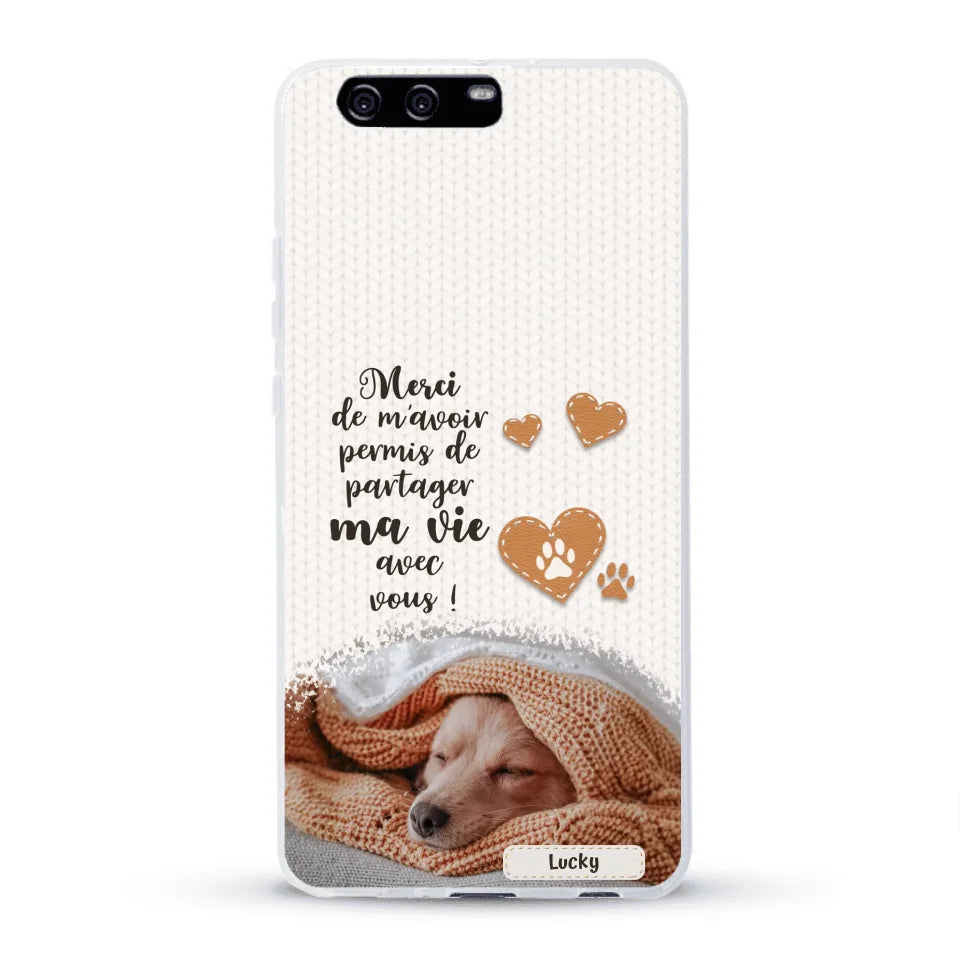 Merci - Coque de téléphone personnalisée