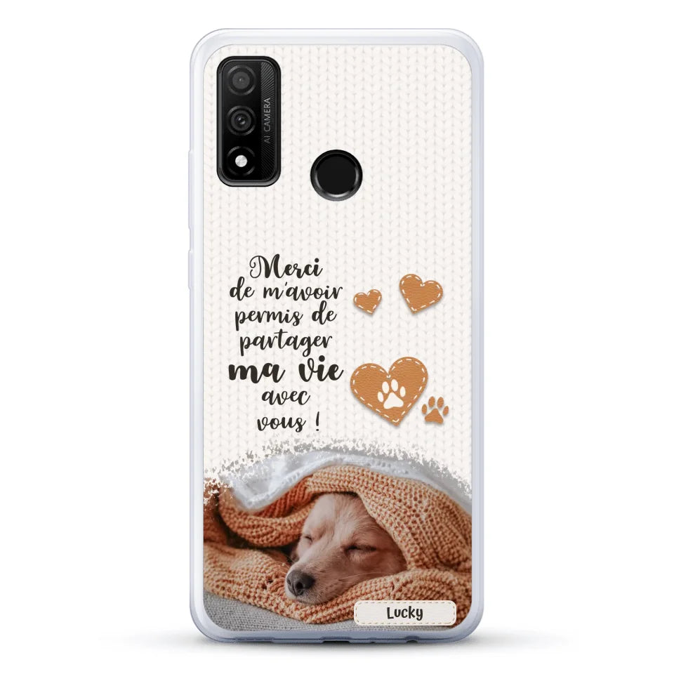 Merci - Coque de téléphone personnalisée