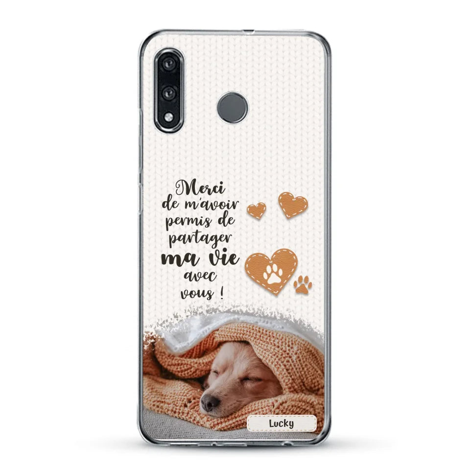 Merci - Coque de téléphone personnalisée