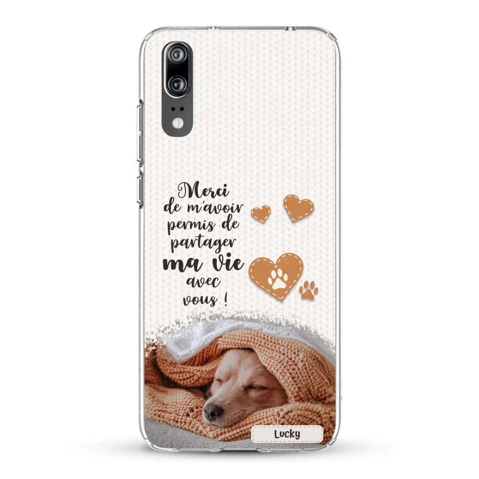 Merci - Coque de téléphone personnalisée