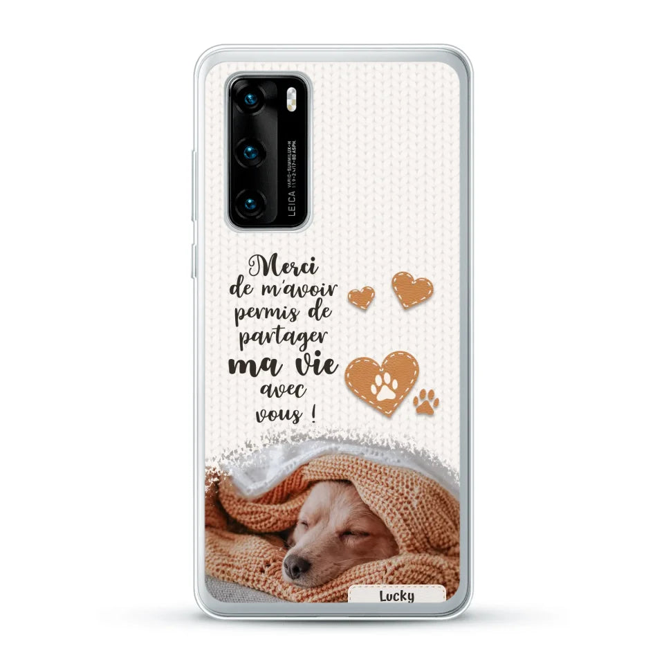 Merci - Coque de téléphone personnalisée