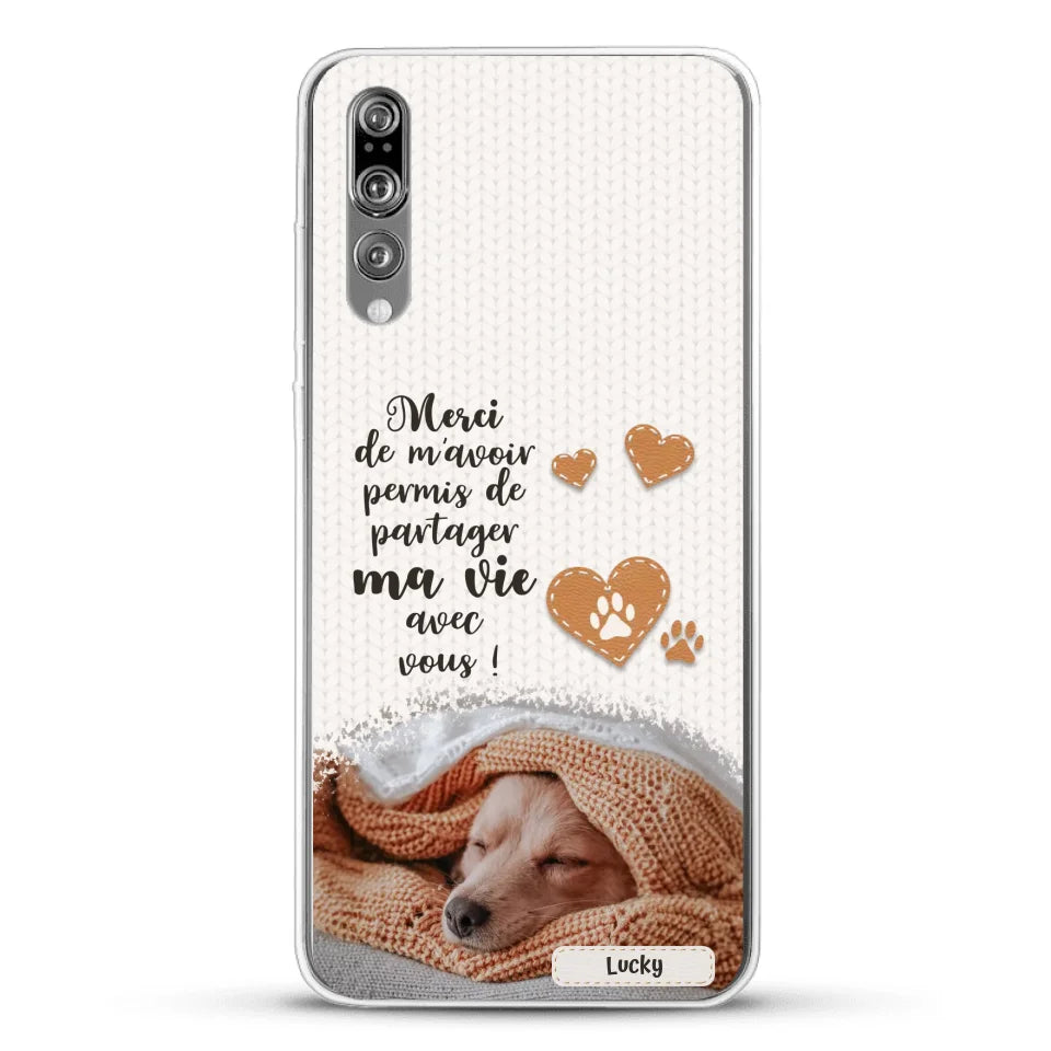 Merci - Coque de téléphone personnalisée