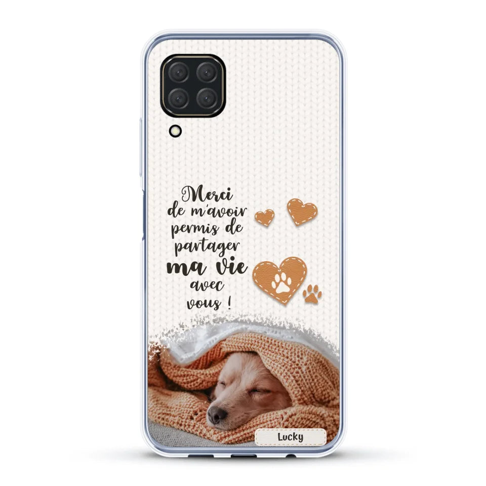 Merci - Coque de téléphone personnalisée