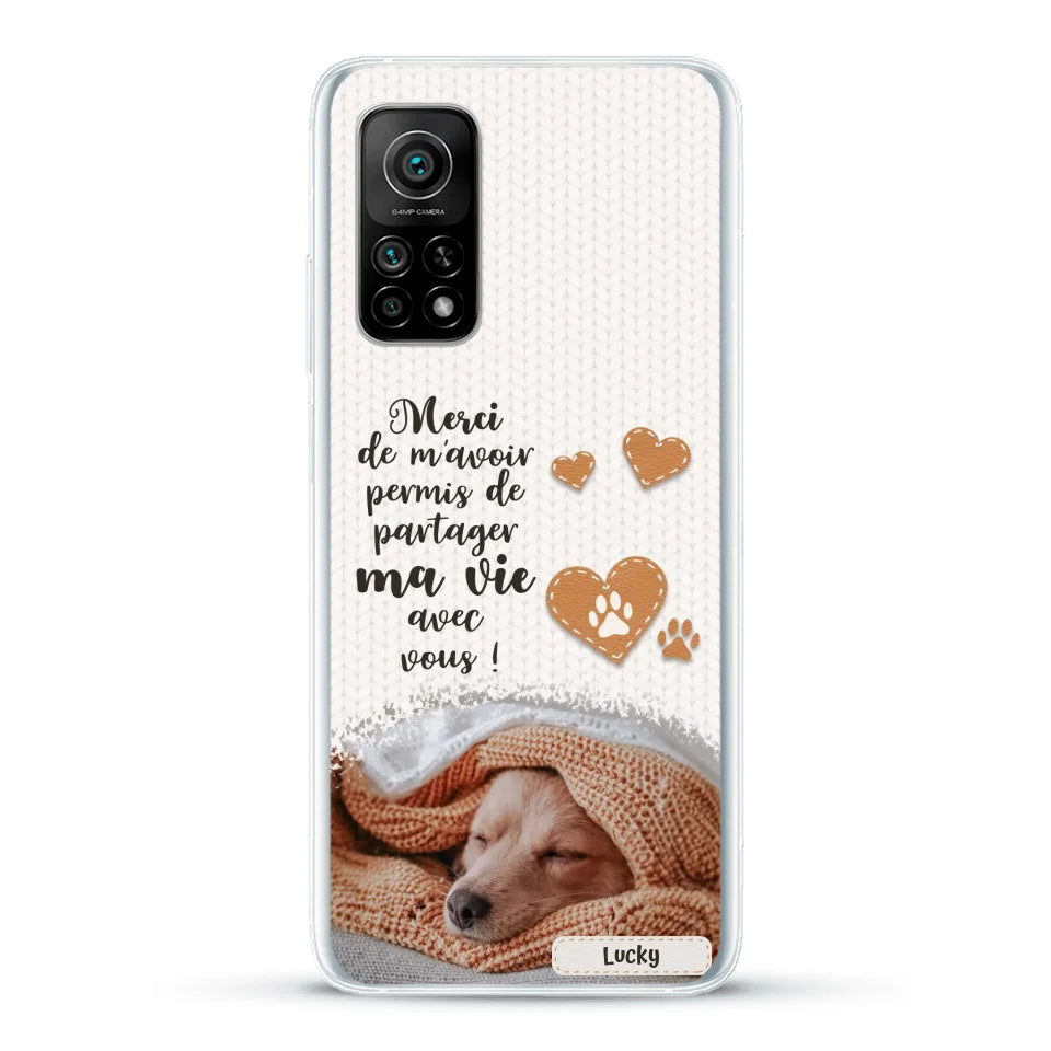 Merci - Coque de téléphone personnalisée