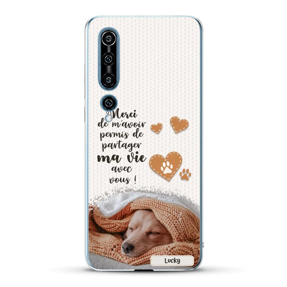 Merci - Coque de téléphone personnalisée