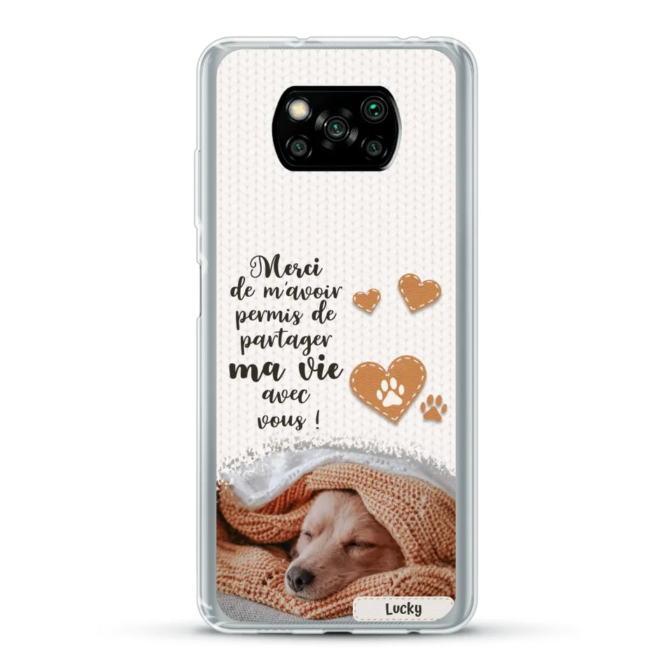 Merci - Coque de téléphone personnalisée