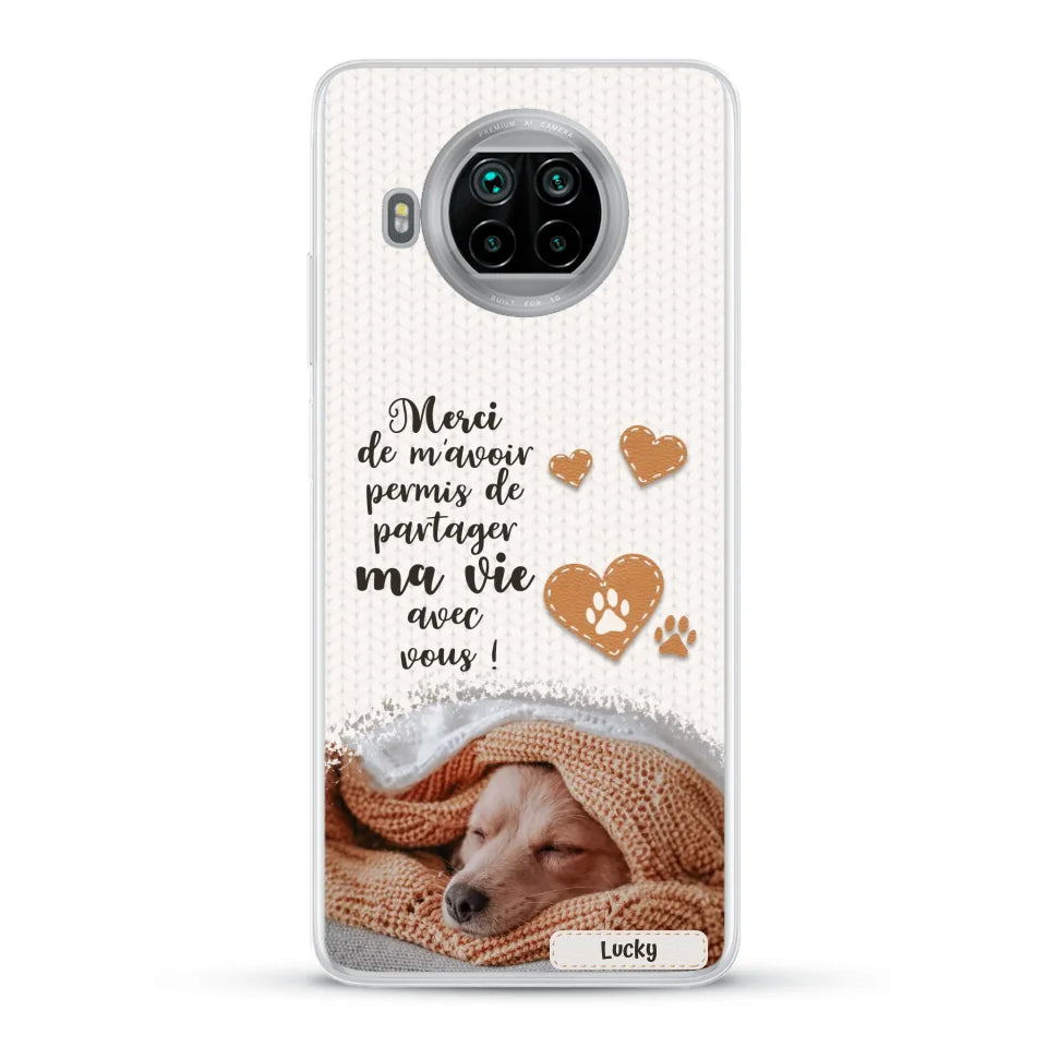 Merci - Coque de téléphone personnalisée