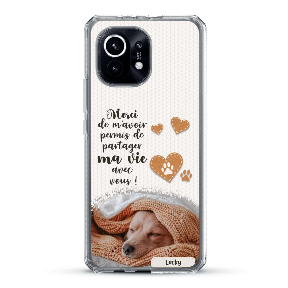 Merci - Coque de téléphone personnalisée