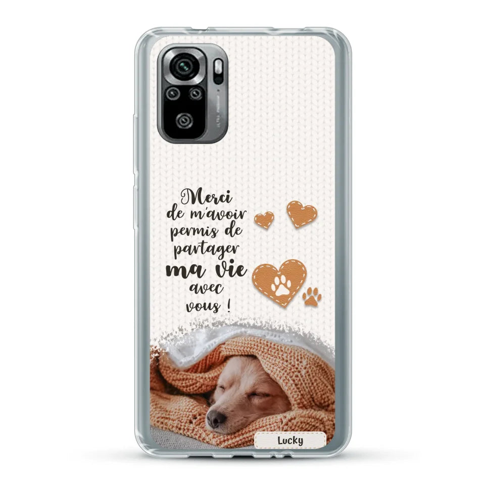 Merci - Coque de téléphone personnalisée