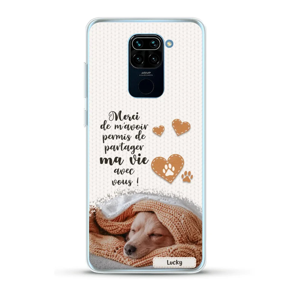 Merci - Coque de téléphone personnalisée