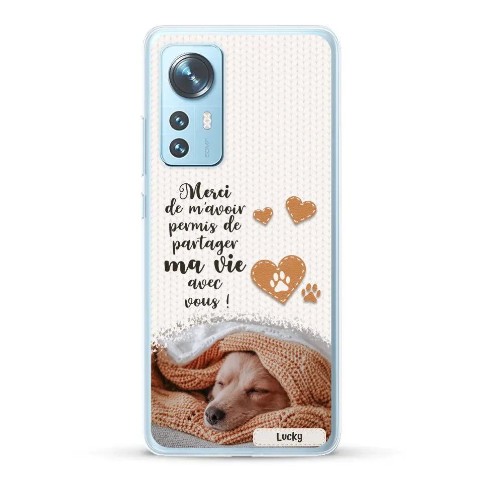 Merci - Coque de téléphone personnalisée