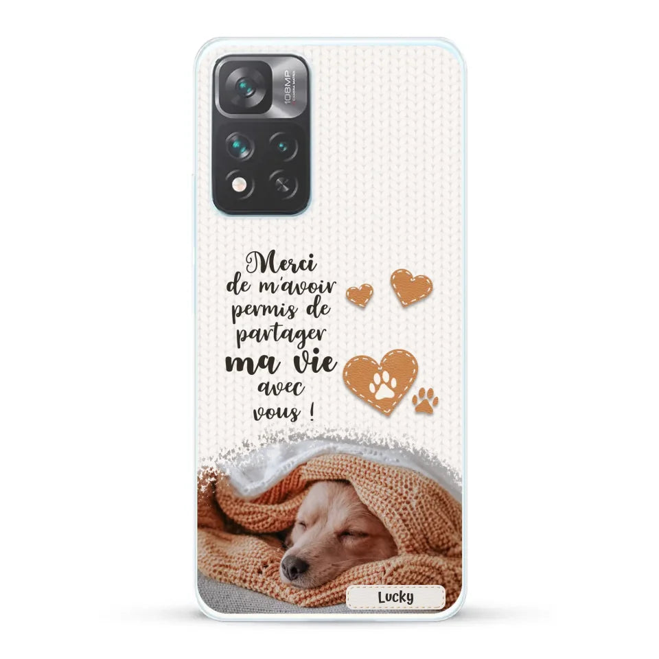 Merci - Coque de téléphone personnalisée