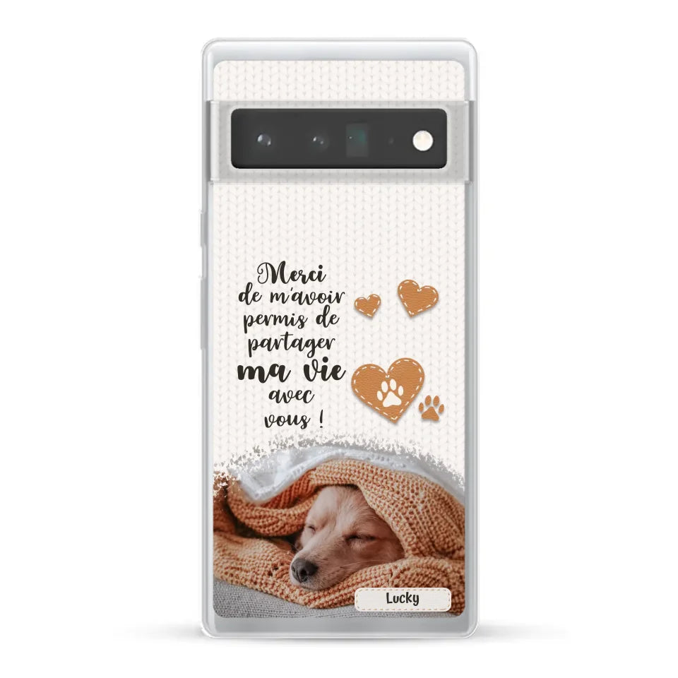 Merci - Coque de téléphone personnalisée