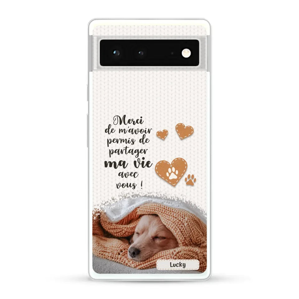 Merci - Coque de téléphone personnalisée